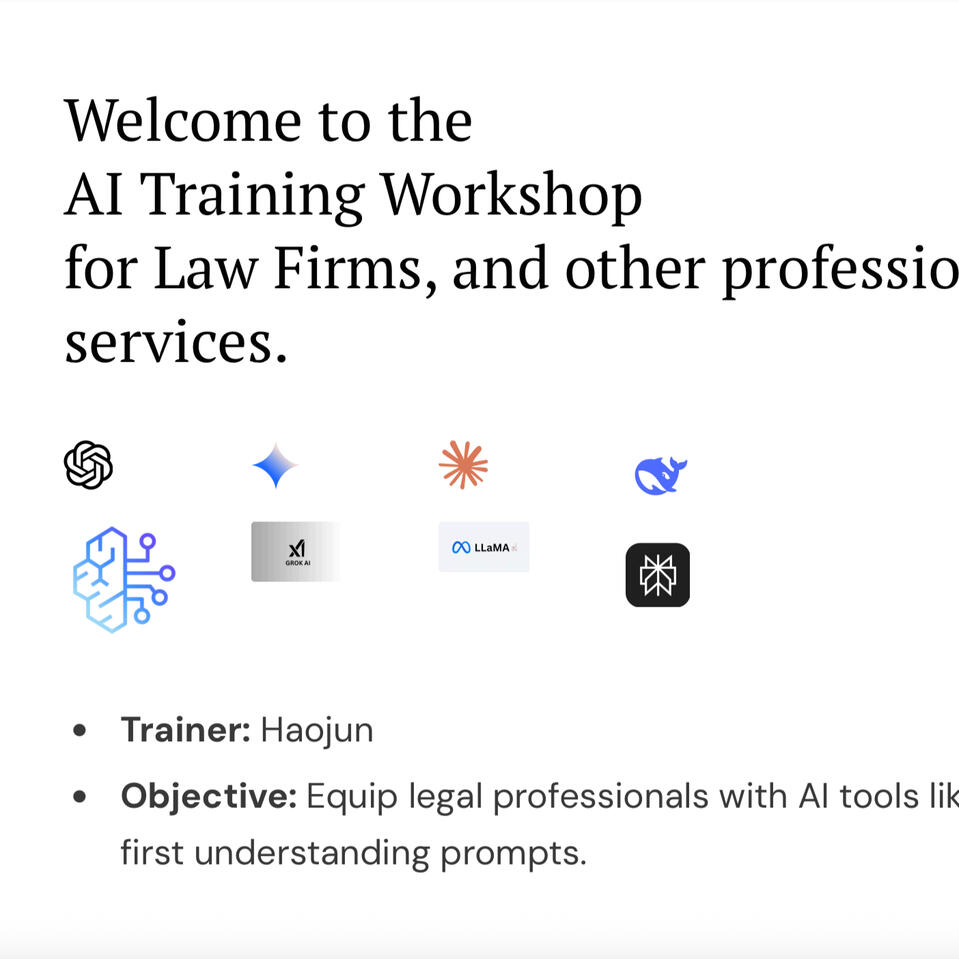 AI Training Workshops - Overview